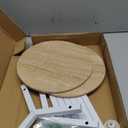 Plant Stand Indoor Corner Tall 2 Tier Metal Modern Flower Storage Plant Shelf Holder for Living Room Balcony Garden,White (2 Tier-White Round)(10.1 x 10.1 x 32 inches)