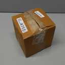 AuldHome Design Square Tissue Box Cover (Enamel/Mango Wood); Minimalist Scandinavian Decor White Cube Tissue Holder