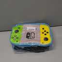 ONTESY Boys Lunch Bag Gamer Switch Insulated Bag Thick Foam Shatterproof Lunch Box Easy Clean Leather Mini Cooler for Boys Girls Kids Toddlers Teens Men Women for School Picnic (Teal)