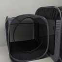 Large Outdoor Cat Playpen, Foldable 2-in-1 Zone Waterproof Cat Enclosure Puppy Pen for Outdoor Use, Portable Pet Playpen with Soft Sides, Great for Gardens, Camping, Backyard