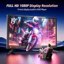 Desobry 19 INCH TV with DVD Player Built in 1081P LCD TV DVD Player Combo with HDMI USB Monitor for Home, Kitchen, RV Camper, or Office,