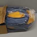 COOSEYA Toilet Seat, Potty Training Seat for Toddler, Upgraded 2-in-1 Potty Toilet Training for Boys and Girls,Waterproof Cushioned Mat with Non-slip Step Stool (BlueYellow)