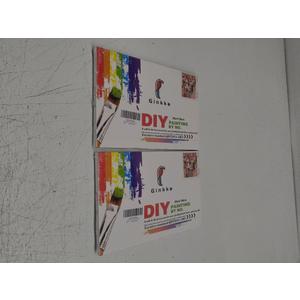 Ginkko Paint by Numbers for Adults Beginner & Kids Ages 8-12 with Wooden Frame Easy Acrylic on Canvas 9x12 inch with Paints and Brushes, Girls and Flowers(Include Framed) 2pcs