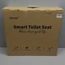 KERDE F30 Square Electric Bidet Seat, Smart Toilet Cover, Heated Water Cleansing, Warm Air Drying, Seat Constant Temperature, Adjustable Temperature, Front-to-Back Nozzle Massage