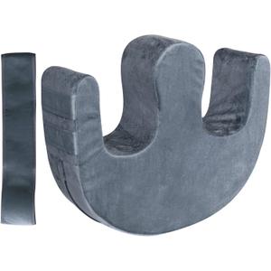 Sexysamba Bedridden Patient Turning Device with Fixing Strap Elderly Assistance Products Bed Rest Leg Pillow Patient Lift Aid Flannel Multifunctional Anti-Decubitus Nursing Products, Gray