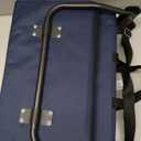 Bleacher Chairs with Back and Cushion,Stadium Seats with Back Support,Portable Bleacher Seat with Should Strap,Folding Comfort Padded Stadium Chairs for Adults Watch All Sport Event(Navt Blue)