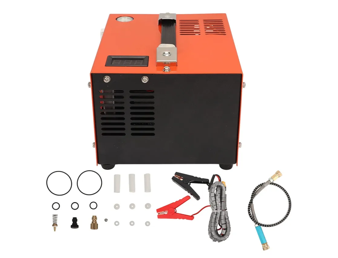 Air Compressor Pump 4500PSI 300BAR 30MPa DC 12V Pump for Diving, Outdoor, Fire Fighting etc.