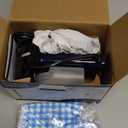 Powerful Handheld Fabric Steamer - 1800W with Fast Ceramic Heat-Up Plate, 2-in-1 Ironing & Wrinkle Remover, Steam Nozzle, Lint Brush - Blue, for US 120V Only