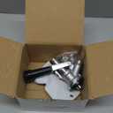 All Stainless Steel S Type Keg Coupler, European Sankey S Keg Coupler Keg Tap Dispenser for I.D 5/16 Draft Beer Line Gas Brewing Tubing European Keg Coupler S Type with Hose Clamp