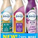 Febreze Air Mist, Air Freshener, Odor Fighting Room Spray, Deodorizer for Home Bathroom Kitchen Office Apartment, Lilac Sunrise, Warm Ocean Breeze, Summer Golden Hour Variety Pack, 8.1oz (Pack of 3)