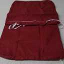 Sqodok Patio Cushion Covers 18x18 Waterproof Outdoor Cushion Covers Replacement 2Pack Patio Cushion Seat Slicovers with Ties for Sectional Sofa, Wicker Chair, Dark Red