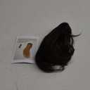 REECHO Ponytail Extension, 9" Claw Clip in Short Curly Wavy Pony Hair Extension Jaw Clip on Pony Tail HP001 Hairpiece for Women - Dark Chocolate Brown