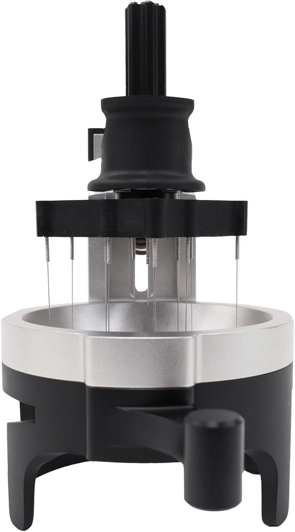 Barista Hustle AutoComb, Espresso WDT Distribution Tool, 12 Needle Espresso Stirrer, Adjustable Needle Depth, Compatible with Most 58mm Baskets and Portafilters, Durable and Replaceable Components