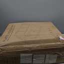 Clear Acrylic Dog Playpen Indoor, Puppy Cat Small Pet Play Pen, Pet Cat Playpen for Rabbits, Dog Fence Crate Kennel Whelping Cage (Black, 8 Panel)