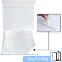 LIFELUM White Gift Boxes with Lids Bulk for Presents 5 Pack Gift Boxes 13.85 x 8.35 x 4.45 inch Large Gift Box Contains Card,Sticker,Ribbon, Shredded Paper Filler for Anniversary, Weeding Gifts