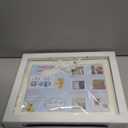 IMMERROT 4 Pack Kids Art Frames 8.5x11 Inch Kids Artwork Flip Frame Changeable for Picture Display, Children School Drawing Projects Storage, Horizontally Vertically Wall Hanging, Front Opening, White