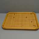 Rattan Bulletin Board with Wooden Frame,13"x17"Cork Board for Walls,Notes & Vision Boards, Wall-Mounted Decorative Cork Board for Home Office & Bedroom