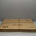 Dog Gate for Doorways 32" Tall Freestanding Dog Gate for Stair Foldable Pet Gate for Dogs Indoor (Brown,3 Panel)