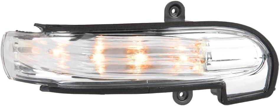 Front Right Side Wing Mirror LED Turn Signal Light Mirror Indicator Blinker Light - Compatible for Mercedes-Benz C230 1.8L L4 - Gas 2003-2005 [Sedan] - Replace Part A2038201621