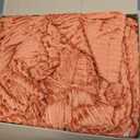 Buryeah 12 Pcs Flannel Throw Blankets Bulk Outdoor Wedding, Terracotta