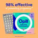Opill, Daily Birth Control Pills, Over-the-Counter Progestin-Only Oral Contraceptive, FDA-Approved & Estrogen-Free, 28 Count