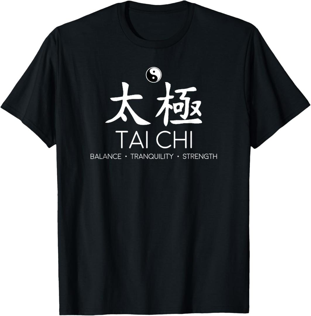 Tai Chi Spiritual Gift T-Shirt, Black, Small 
