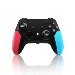 Wireless Switch Pro Controller for Nintendo Switch with Adjustable Turbo Function,Dual Vibration Function,Gyro 6-Axis and High Battery Life. Remote Gamepad Joystick for Switch Console, Red&Blue Wireless Switch Pro Controller for Nintendo Switch with Adjustable Turbo Function,Dual Vibration Function,Gyro 6-Axis and High Battery Life. Remote Gamepad Joystick for Switch Console, Red&Blue