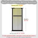 Lumizone Extra Tall Pet Gate 55.12" High Pressure Mounted 30.12"-34.05" Extra Wide (9 Sizes) 1.37" Gap for Cat Dog Stairs Doorway Hallway No Drilling Auto-Close (30.12"-34.05" W, Black)