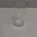 Flower Vase Acrylic Cylinder,7.86" Tall Clear Vase for Centerpieces,Wedding Decorative,Home Dcor, Non Breakable Plastic, 3.94" x 7.86" Tall Round - Clear