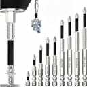 MagFixer K5 High-Magnetic Screwdriver Drill Bit Set - 25-150mm, Anti-Slip, Strong Magnetic Durability for Impact Driver & Electric Drills, 9pcs