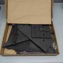 Corner Black Wooden Tiered Display Stand for Vendor Events, Display Shelves for Craft Shows, Farmers Market, Tradeshows, Earring Display, Card and Sticker Stand, Candle display