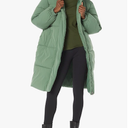 Amazon Essentials Women's Oversized Long Puffer Jacket (Plus Size)