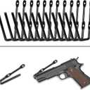 Adoreal Pistol Wall Mount, Handgun Rack Hooks for Wall, Anti-Scratch Coating Handgun Hanger Pistol Organizer for Display, Gifts for Hunters