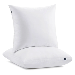 ACCURATEX Euro Pillows Set of 2 with Removable Cover, Luxury Hotel Quality Down Alternative Pillow Insert 26×26 for Bed, Sofa and Couch, Soft and Supportive, Machine Washable