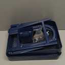 LockerMate Adjust-A-Shelf 6-Piece Locker Accessories Set, Extends to Fit Your Locker, Includes Storage Drawer, Mirror, Whiteboard, Storage Cup, Navy, Blue (50924KIT-NVY)