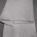 NICETOWN White Sheer Window Scarf 216 inch Extra Long 2 Panels, Soft Voile Textured Bed Canopy Scarf Curtains for Event Designs/Home Decor, 60 inches Wide,