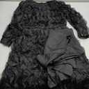 Elphaba Costume Dress for Girls Halloween Cosplay Birthday Party Outfit With Cape and Witch Hat (5-6 Years(120), Black)