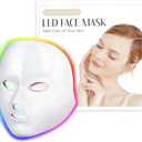 SDKWDH Red Light Mask for Face, 7 Modes Face Mask Light, 850nm Infrared & Red Light Masks, Light Skin Care At Home