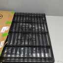 PJYuCien Dog Playpen - Metal Foldable Dog Exercise Pen, Pet Fence Puppy Crate Kennel Indoor Outdoor with 8 Panels 24H & Bottom Pad for Small Medium Pets, Black 