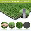 SunTurf Dogs Grass for Potty Training, Artificial Grass for Dogs Puppy Fake Grass Pads 35ft Large Supplies Pets Litter Rugs for Puppy Training