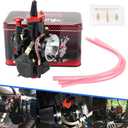 PWK28 Carburetor 28mm PWK Racing Carb Jet Kit for 75cc-125cc Engine High Performance Motorcycle Carburetor Universal for 2T 4T Engine Dirt Bike Motocross Scooter ATV Quad