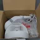 IRIS USA WOOZOO Air Circulator Wall Mount Fan with Remote, 360° Oscillation, 3 Speeds, 414 sqft Coverage, Quiet 30dB Motor, Adjustable Tilt, for Bedroom, Living Room, Office, Dorm, White