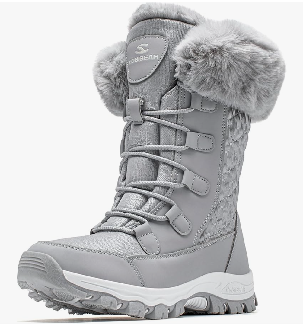 HOBIBEAR Girls Winter Snow Boots 41