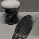 Small Ceiling Fan with Light - 35 Inch Flush Mount Ceiling Fans with Lights and Remote, Low Profile Ceiling Fan with 3 Reversible Blades, 6 Wind Speeds, Black Ceiling Fans for Bedroom Kitchen