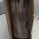 Vaunn Medical Deluxe Spa Shower Chair with Arms and Back, Bath Seat for Seniors, 350 lbs Max Weight, White With Light Gray Arms