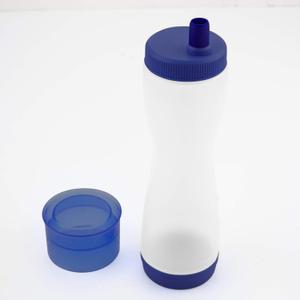 Tovolo Flow Pen 2.0 With Removable Cap 3-Cup Capacity Dispenser, Easy-Squeeze Batter Bottle With Mess-Free Valve for Pancake Art, Deep Indigo