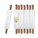 The Boxery 20" x 1000' -Cast Stretch Wrap with Handles – 80 Gauge Clear Film – Extended Core Hand Wrap for Smooth, Quiet, Heavy-Duty Wrapping