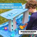 GoSports Water Table With Pump for Toddlers Ages 1.5-4 Years - Outdoor Play Table for Kids With Integrated Circulating Pump