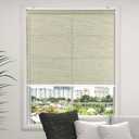 Roller Window Shades Light Filtering Window Shade Roll Up and Down Blinds for Porch Patio Indoor Outdoor Easy to Install(43" W x 72" H, Beige)