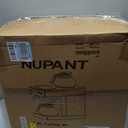 NUPANT 12-Cup Commercial Coffee Maker with Water Line 1.8L Auto-Filling Drip Coffee Maker Machine with 2 Glass Carafes and 2 Warmers Stainless Steel Pour over Coffee Brewer for Restaurant Office cafe